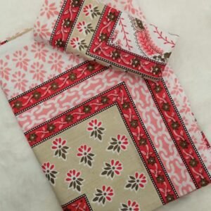 HANDBLOCK SINGLE BEDSHEET