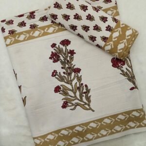 HANDBLOCK SINGLE BEDSHEET