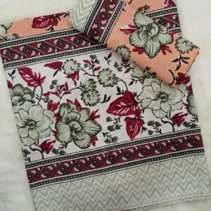 HANDBLOCK SINGLE BEDSHEET