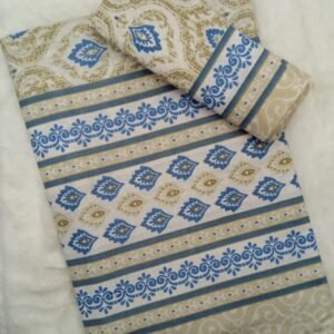 HANDBLOCK SINGLE  BEDSHEET
