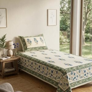 BEDSHEET IVORY RAJWADA