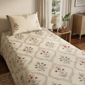 BEDSHEET IVORY RAJWADA