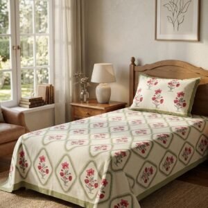 BEDSHEET IVORY RAJWADA