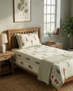 BEDSHEET IVORY RAJWADA