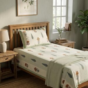 BEDSHEET IVORY RAJWADA