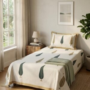 BEDSHEET IVORY RAJWADA