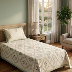 BEDSHEET IVORY RAJWADA